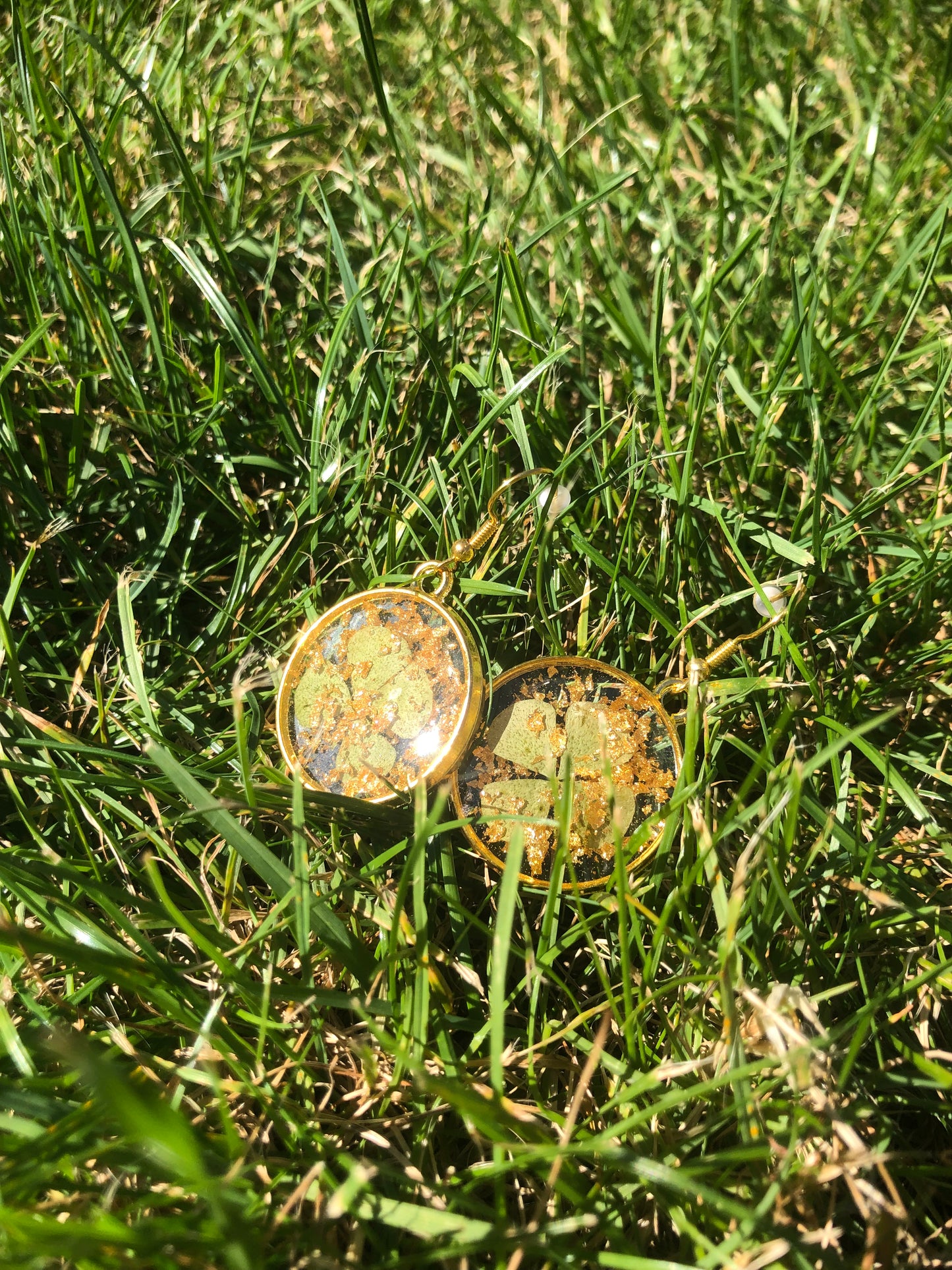 Boucles d'oreilles trèfles à 4 feuilles